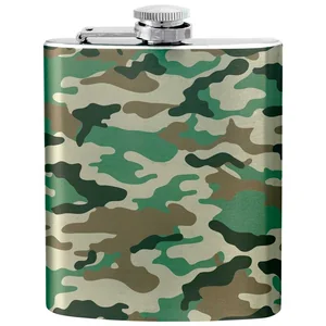 MALLONY Фляжка карманная 200 мл F-200K камуфляжная 985006