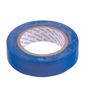 Matrix Изолента ПВХ, 15 мм х 10 м, синяя, 150 мкм 88770