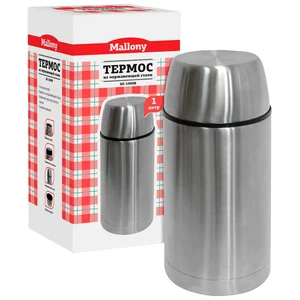 MALLONY Термос суповой 1 л SE-1000B нержавеющая сталь 74033