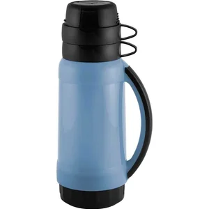 MALLONY Термос 1 л PRATICO со стеклянной колбой с 2 чашками 005504