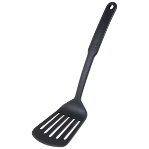 MALLONY Лопатка с отверстиями CUOCO для жарки черный нейлон 31*9 cм 003587