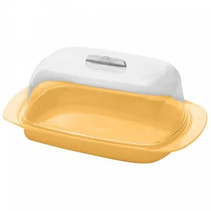 DELTA Масленка Verona 170×115×70 мм 221108304/01 бледно-желтая