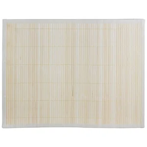 MALLONY Бамбуковая салфетка для сервировки стола 30х40 см BM-06, бело-коричневая 312351