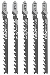STRONG Полотно для электролобзика 5шт. T244D по дереву СTУ-21124401