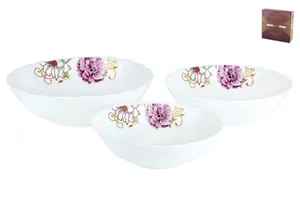 КОРАЛЛ Набор салатников 3 пр. Лилея HW60/70/80