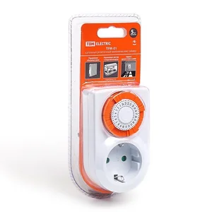 TDM Таймер розеточный механический ТРМ-01-30мин/24ч-16А sq1506-0001