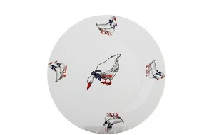 КОРАЛЛ Тарелка десертная 18 см Гусь 18-033/18