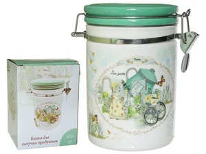 КОРАЛЛ Емкость для сыпучих продуктов 850 мл. Любимый сад HC8600B-R87