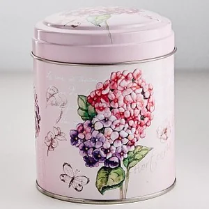 DELTA Банка жестяная 0,8 л.Гортензия Ц99h110v080-01652