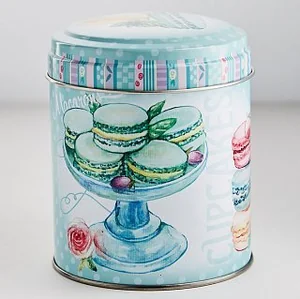 DELTA Банка жестяная 0,8 л.Десерт мятный Ц99h110v080-01710