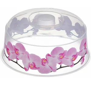 М-ПЛАСТИКА Крышка для микроволновой печи Орхидея М 1416