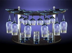 ГУСЬ ХРУСТАЛЬНЫЙ Универсальный набор 19пр. Нежность TL34-160/164/837-БС