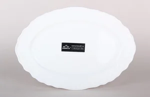 КОРАЛЛ Блюдо овальное 30х21см Вензель YT120V