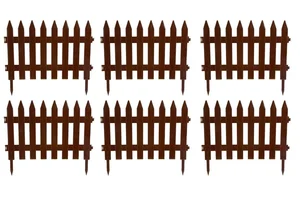 МУЛЬТИ- ПЛАСТ Забор 3 м. Садовый 020004 коричневый