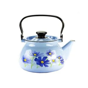 КМК Эмалированный чайник 3,0л. 42115 123/6 голубой