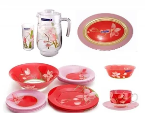 LUMINARC Набор столовый 46 пр. Red Orchis N 4828