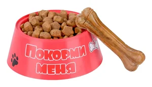 АЛЬТЕРНАТИВА Миска для животных 7,0 л. Дружок М 6951 красный