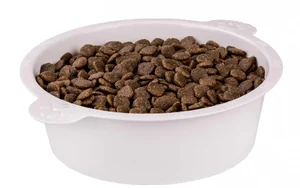 АЛЬТЕРНАТИВА Миска для животных 3,0л. Дружок М 6947 светло-серый