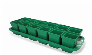 АГРОПЛАСТ Набор для рассады Урожай Стандарт-12 Б 00131