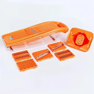 DELTA Набор для резки овощей №1 Premium 6 ножей Нерж (Кисловодск) овощерезка с контейнером + овощедержатель