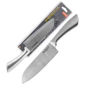 MALLONY Нож сантоку MAESTRO MAL-01M цельнометаллический 18 см 920231