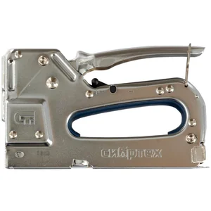 СИБРТЕХ Степлер мебельный, регулируемый, тип скобы: 53, 4-14 мм 40101