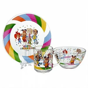 DELTA Набор посуды 3 предмета детский КРС-1333 Барбоскины