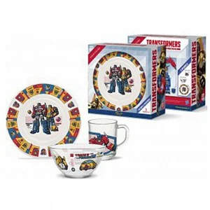 DELTA Набор посуды 3 предмета детский КРС-1428 Трансформеры