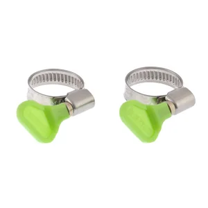 СИБРТЕХ Хомуты метал., крепление - форма ключа 20-35 мм, 2 шт 47652