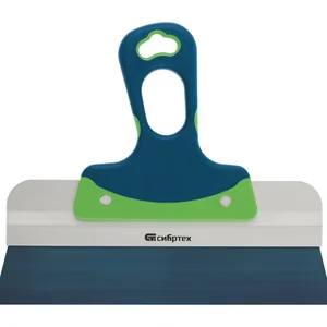 СИБРТЕХ Шпатель фасадный, 65 г, 300 мм, двухкомпонентная ручка 85554