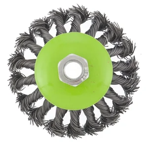 СИБРТЕХ Щетка для УШМ, 100 мм, М14, тарелка 746097