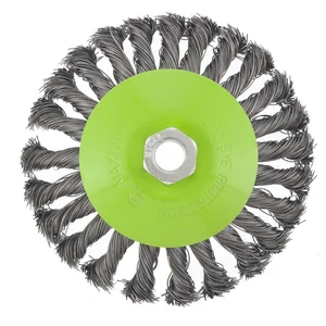 СИБРТЕХ Щетка для УШМ, 125 мм, М14, тарелка 746117