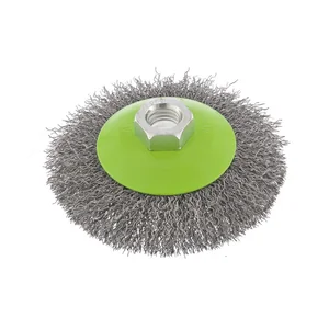 СИБРТЕХ Щетка для УШМ, 125 мм, М14, витая проволока. 746167