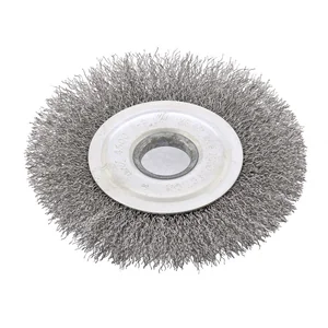 СИБРТЕХ Щетка для УШМ, 125 мм, посадка 22,2 мм, плоская 746567