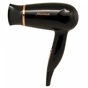 АКСИНЬЯ Фен 1200 Вт КС-705 черный с золотым