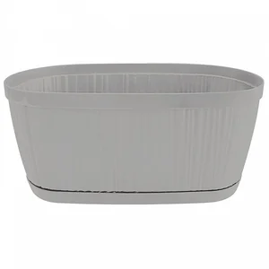 PLASTIC REPUBLIC Горшок для цветов InGreen BARCELONA 2,7 л, 275×145 мм овальный IG623310025 утренний туман