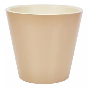 PLASTIC REPUBLIC Горшок для цветов London 190 мм, 3,3 л ING6251МШОК молочный шоколад