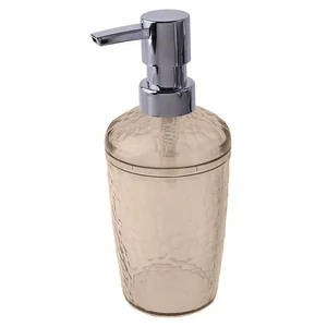 DELTA Диспенсер для мыла Tule 350 мл 221304023/01 коричневый прозрачный