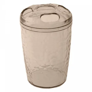 DELTA Стакан для зубных щеток Tule 350 мл 221303923/01 коричневый прозрачный