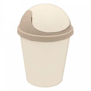 DELTA Контейнер для мусора Rambai круглый 7 л 221303525/01 светло-бежевый