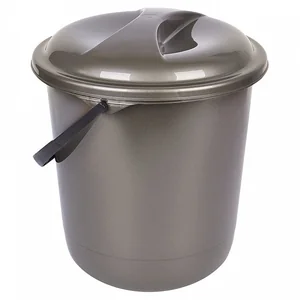 DELTA Ведро 7 л Rock-n-Roll с крышкой SV4090АНТ антрацит
