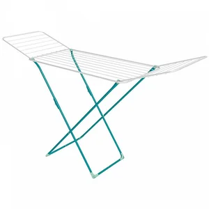 НИКА Сушилка 18 м для белья напольная складная СБ1/А аквамарин/белая