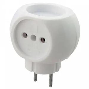 DELTA Разветвитель РВ-043 круглый белый в упаковке