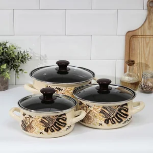 КМК Набор кастрюль 3 пр Техас-1-Экстра; 1,5л, 2л, 3л