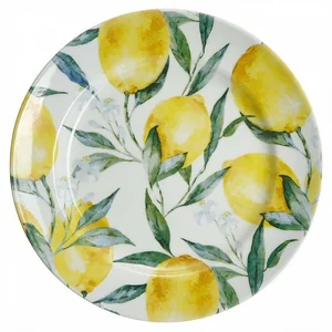 ДФЗ Тарелка мелкая 265 мм Лимоны Идиллия 1С1154