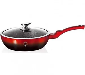 BERLINGER HAUS Сотейник 24см ВН 1629 Black burgundy Metallic Line 