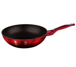 BERLINGER HAUS Сковорода- вок 28см ВН 1625 Black burgundy Metallic Line 