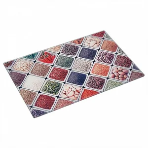 ALPENKOK Доска разделочная 20×30 см стеклянная AK-9038 Сухофрукты и специи