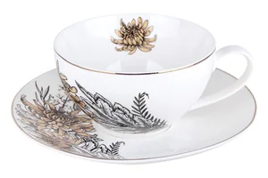 КОРАЛЛ Пара чайная 400мл. Dahlia beige NBHHCS03