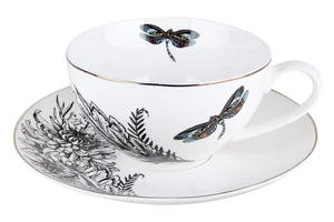 КОРАЛЛ Пара чайная 400мл. Dahlia dragonfly NBHHCS01